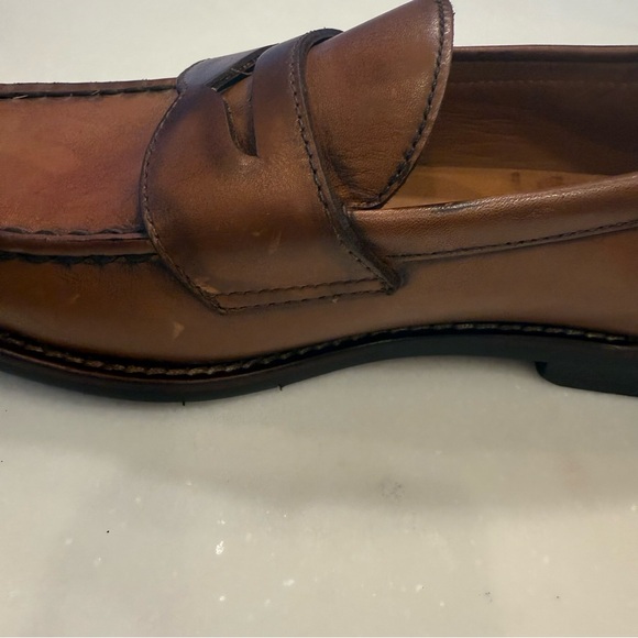 POLO RALPH LAUREN Alston Mens Penny Loafers Brown Size 7 D NEW See Description - Picture 10 of 12